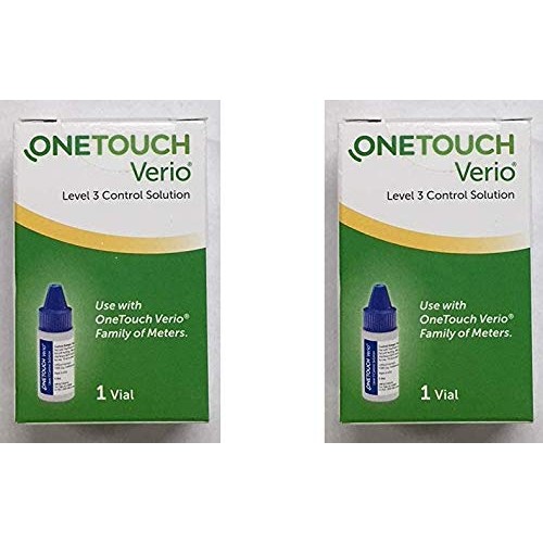 OneTouch Verio Level 3 (Mid) Control Solution - 1 vial, Pack of 2