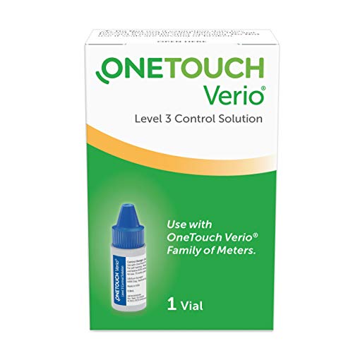 OneTouch Verio Level 3 (Mid) Control Solution for Blood Glucose Meters, Test ...