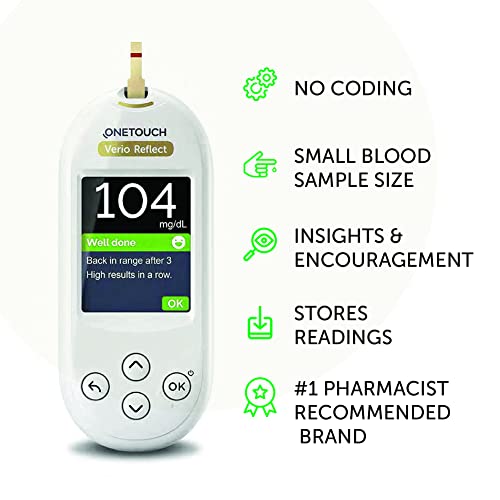 OneTouch Verio Test Strips for Diabetes - 30 Count | Diabetic Test Strips for...