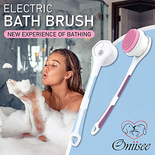 Electric Body Brush Electric Massaging Bath Silicon Body Scrubber Waterproof ...