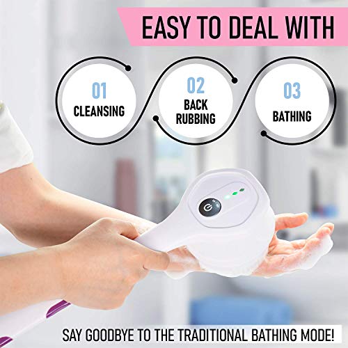 Electric Body Brush Electric Massaging Bath Silicon Body Scrubber Waterproof ...