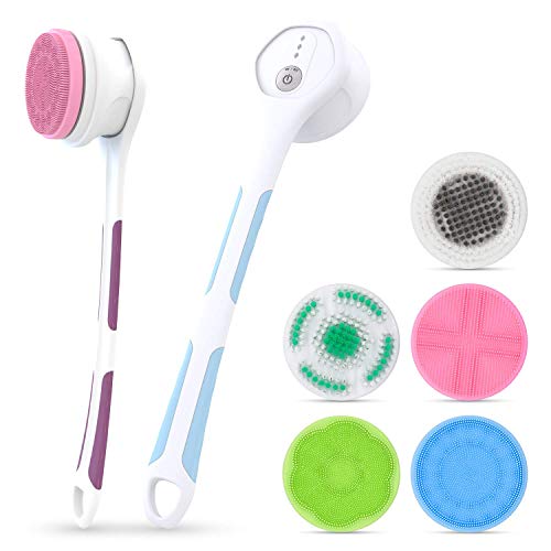 Electric Body Brush Electric Massaging Bath Silicon Body Scrubber Waterproof ...