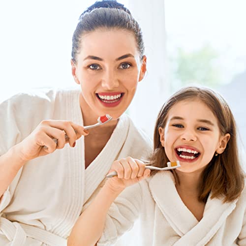 100 Pack Toothbrush Standard Classic Medium Soft Toothbrush Bulk Individually...