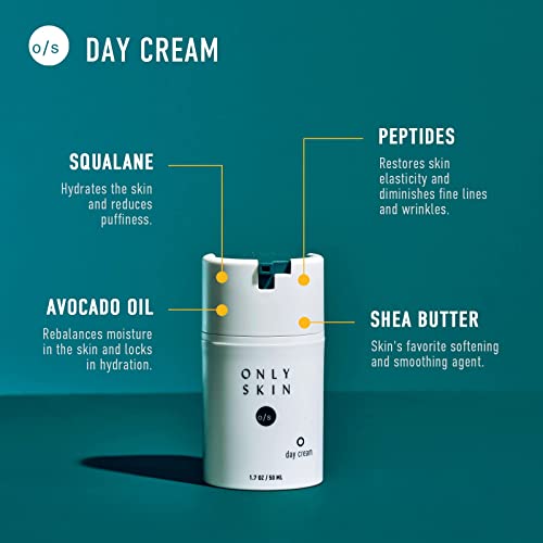 Only Skin Men's Essential Skincare Kit, Premium Skin Care for Men, 3-Piece, F...