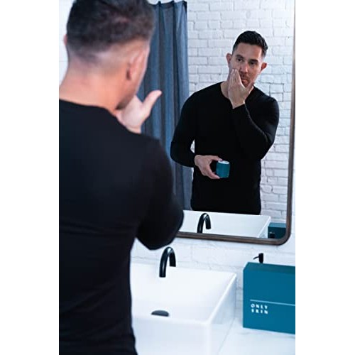 Only Skin Men's Essential Skincare Kit, Premium Skin Care for Men, 3-Piece, F...