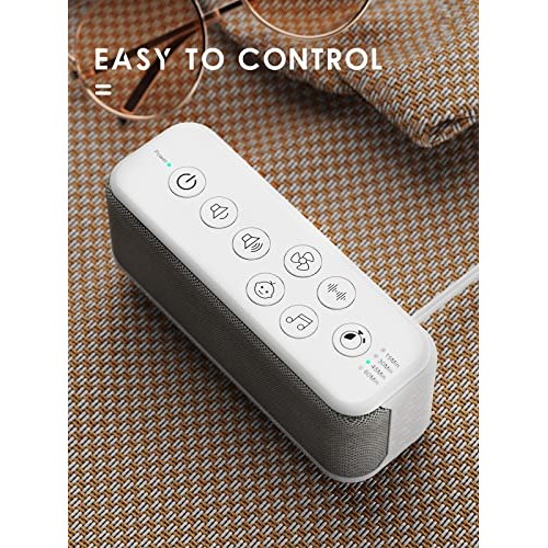 Sleep Sound Machine for Sleeping Adults & Baby, Portable White Noise Machine ...