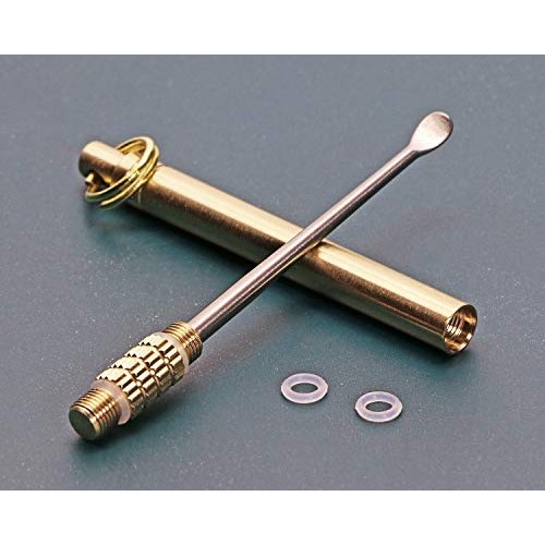 ONLYKXY Ear Wax Removal Tool,Folding Type Titanium Alloy Ear-Pick Cleaner Por...