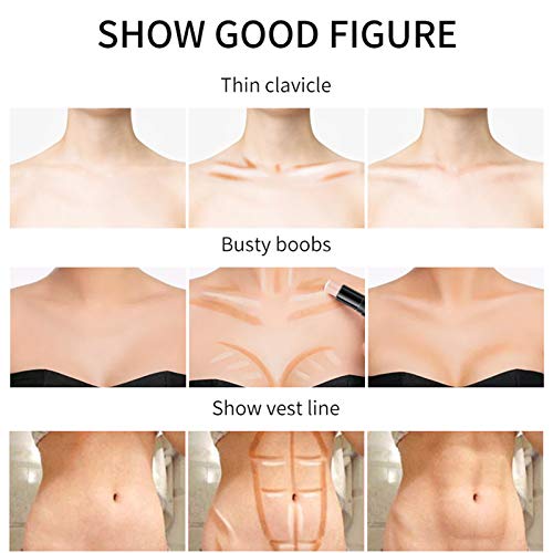 ONLYOILY Contour Stick,Concealer Contour Highlighter Stick,Cruelty Free Makeu...