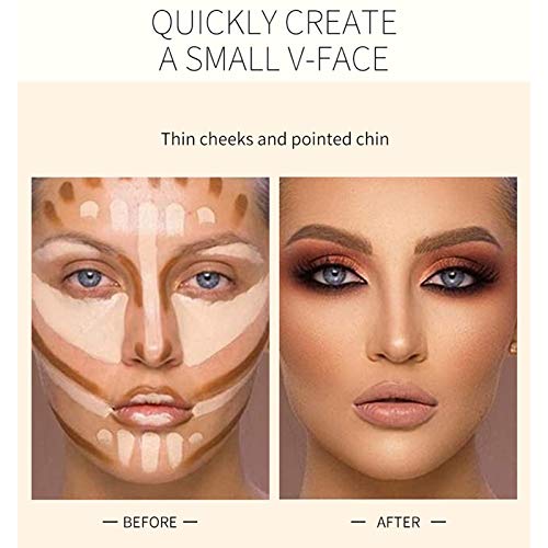 ONLYOILY Contour Stick,Concealer Contour Highlighter Stick,Cruelty Free Makeu...