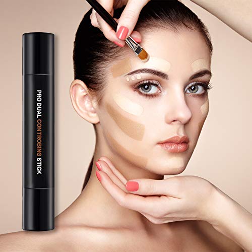 ONLYOILY Contour Stick,Concealer Contour Highlighter Stick,Cruelty Free Makeu...