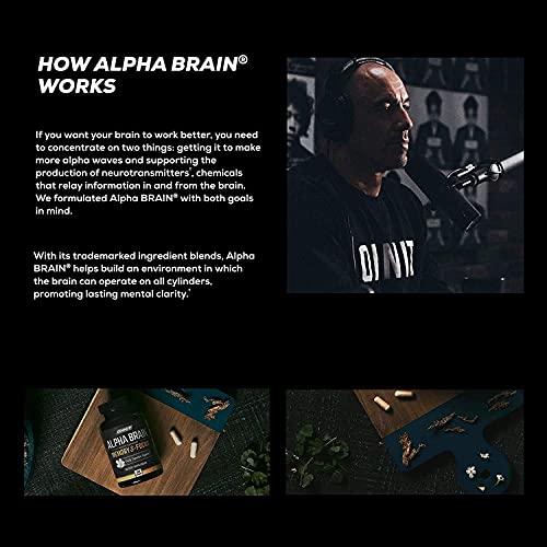 ONNIT Alpha Brain (30ct) - Premium Nootropic Brain Supplement - Focus, Concen...