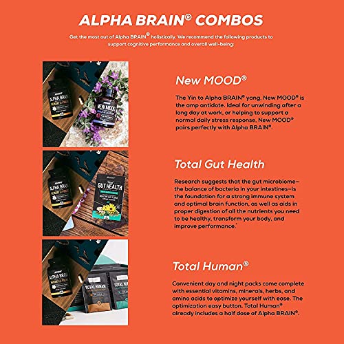 ONNIT Alpha Brain (30ct) - Premium Nootropic Brain Supplement - Focus, Concen...