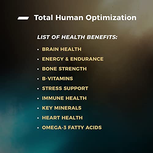 ONNIT Total Human - Daily Vitamin Packs for Men & Women (60 Pack) - 10x Your ...