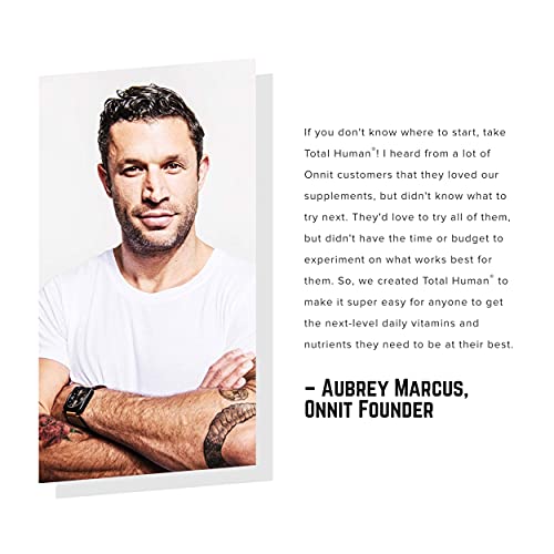 ONNIT Total Human - Daily Vitamin Packs for Men & Women (60 Pack) - 10x Your ...