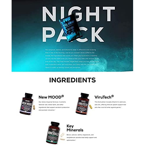 ONNIT Total Human - Daily Vitamin Packs for Men & Women (60 Pack) - 10x Your ...