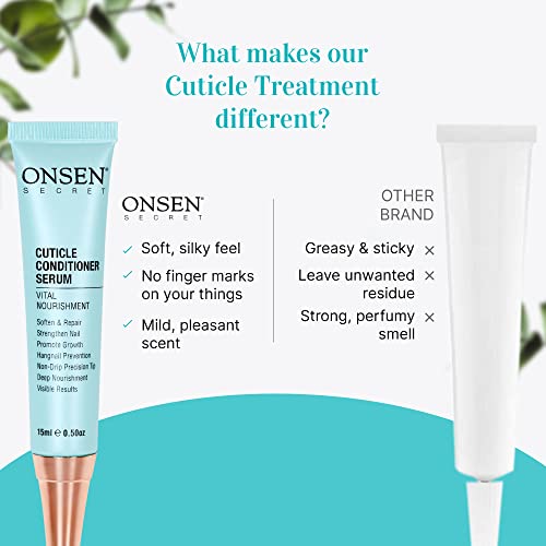 Onsen Cuticle Cream, Cuticle Oil in Deep Action - Japanese Natural Healing Mi...