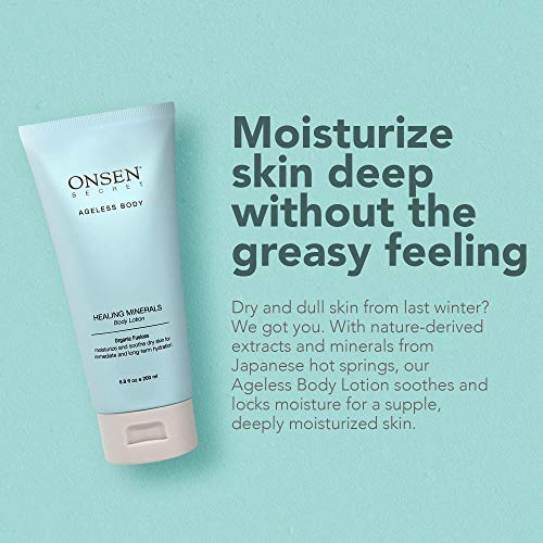 Onsen Natural Daily Moisturizing Body Lotion with Smoothing Organic Shea Butt...