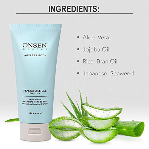 Onsen Natural Daily Moisturizing Body Lotion with Smoothing Organic Shea Butt...