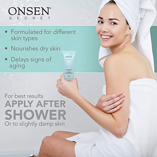 Onsen Natural Daily Moisturizing Body Lotion with Smoothing Organic Shea Butt...
