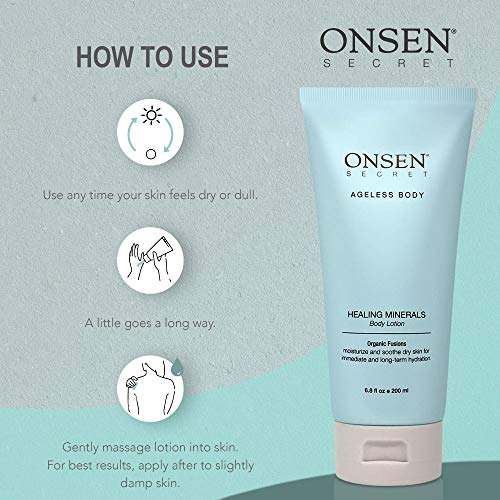 Onsen Natural Daily Moisturizing Body Lotion with Smoothing Organic Shea Butt...