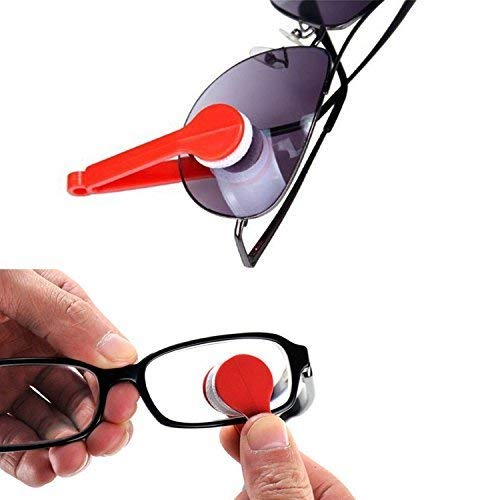 5 Pcs Mini Sun Glasses Eyeglass Microfiber Spectacles Cleaner Soft Brush Clea...