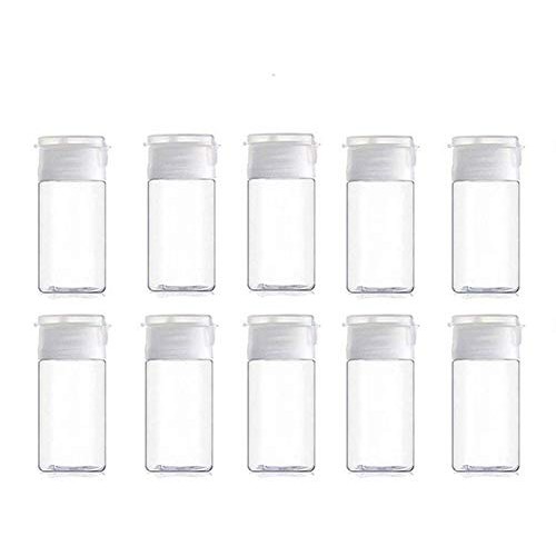 Onwon Travel Size Plastic Empty Squeeze Bottles, 10 Pcs 30ml/1Oz Empty Plasti...