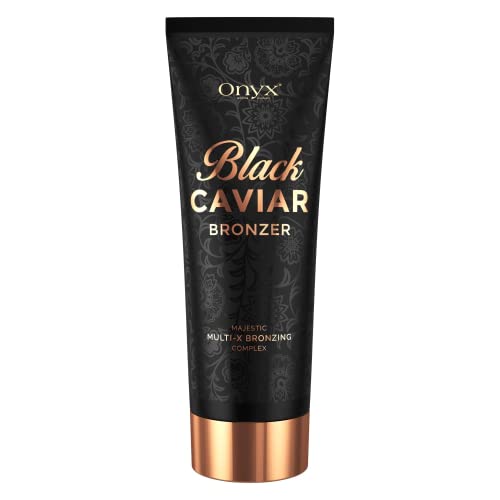 Onyx Black Caviar Dark Tanning Lotion - Black Bronzer & Tan Enhancer - Insane...