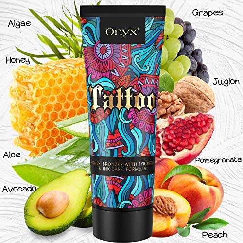 Onyx Tattoo Tanning Lotion Fade Protection Ink Care Formula
