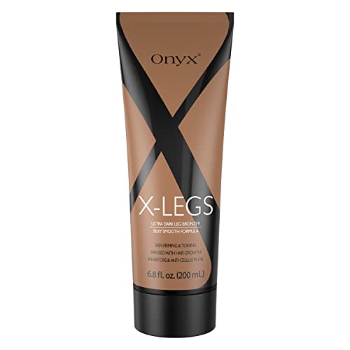 Onyx X-Legs Ultra Dark Tanning Bronzer – Hair Growth Inhibitor – Anti-Celluli...