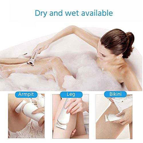 Electrical Shaver for Women,OOCOME Epilator Rechargeable Waterproof Bikini Tr...