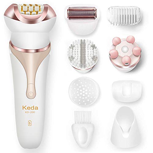Electrical Shaver for Women,OOCOME Epilator Rechargeable Waterproof Bikini Tr...