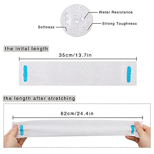 Barber Neck Strips 5 Rolls, ooloveminso Barber Stretchy Paper Disposable Hair...