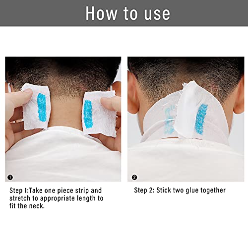 Barber Neck Strips 5 Rolls, ooloveminso Barber Stretchy Paper Disposable Hair...