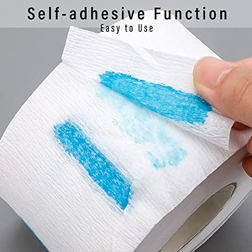 Barber Neck Strips 5 Rolls, ooloveminso Barber Stretchy Paper Disposable Hair...