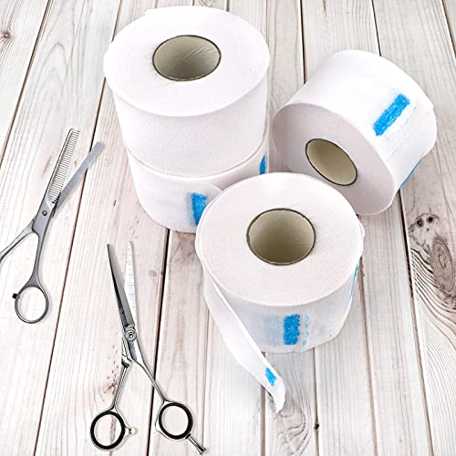 Barber Neck Strips 5 Rolls, ooloveminso Barber Stretchy Paper Disposable Hair...