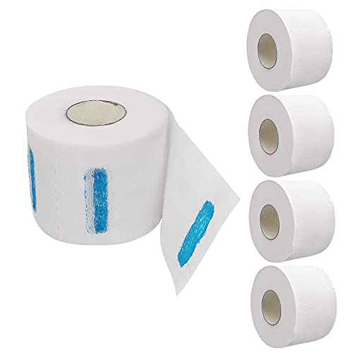 Barber Neck Strips 5 Rolls, ooloveminso Barber Stretchy Paper Disposable Hair...