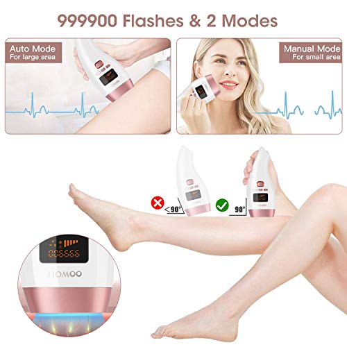 IPL Hair Removal for Women Permanent Painless OOWOLF Ice Hair Removal at Home...