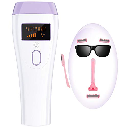 IPL Hair Removal Set, 8 Pcs, OOWOLF Updated 999,900 Flashes Permanent Painles...
