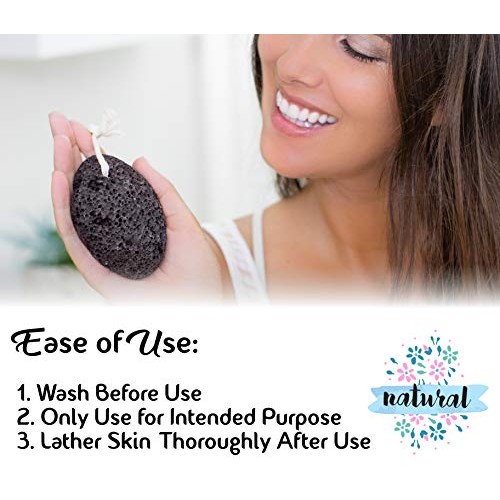 Opaz Pumice Stone for Feet Natural Earth Lava Pedicure kit Tool Hard Skin Cal...