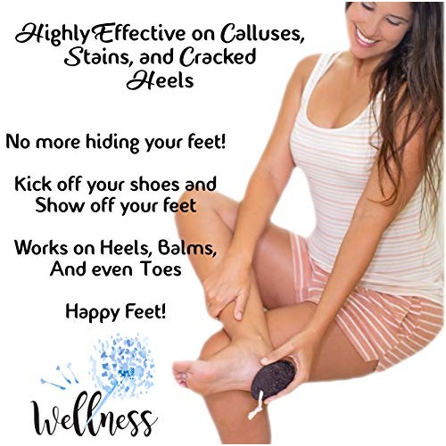 Opaz Pumice Stone for Feet Natural Earth Lava Pedicure kit Tool Hard Skin Cal...