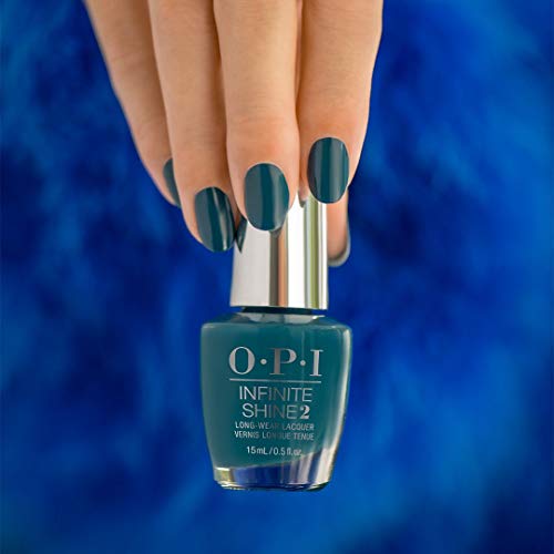 OPI Infinite Shine 2 Long-Wear Lacquer, Drama at La Scala, Blue Long-Lasting ...