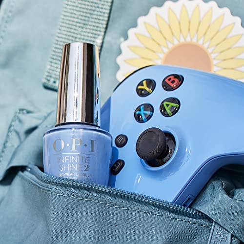 OPI Infinite Shine 2 Longwear Lacquer, Can't CTRL Me, Blue Long-Lasting Nail ...