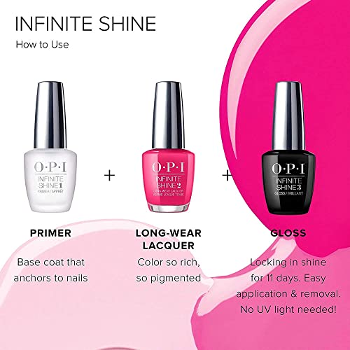 OPI Infinite Shine 2 Longwear Lacquer, Can't CTRL Me, Blue Long-Lasting Nail ...