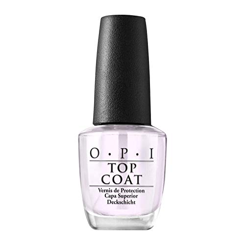 OPI Nail Polish Top Coat, Protective High-Gloss Shine, 0.5 Fl Oz, OPI Nail Po...