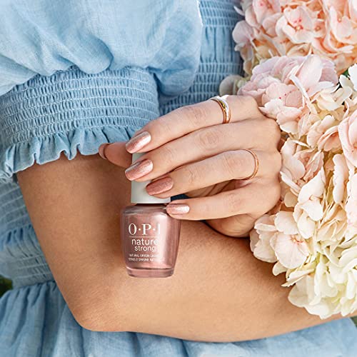 OPI Nature Strong Vegan Nail Polish, Intentions are Rose Gold, Pink NaIl Poli...