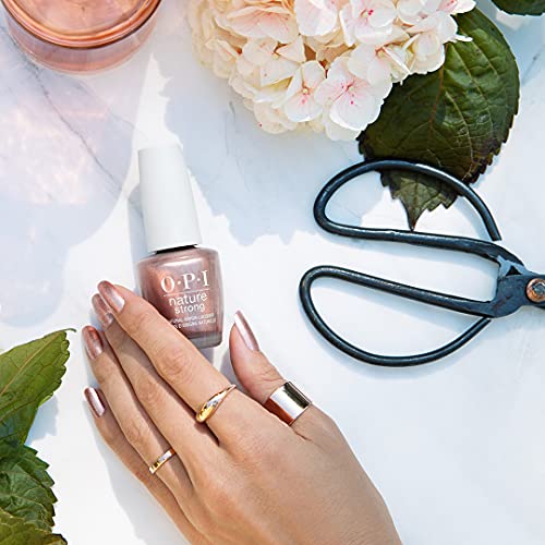 OPI Nature Strong Vegan Nail Polish, Intentions are Rose Gold, Pink NaIl Poli...