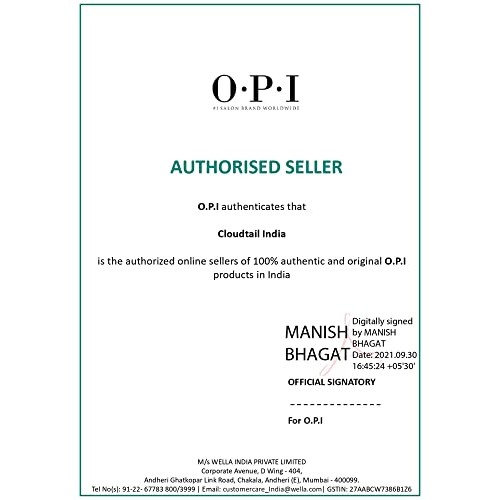 OPI Top Coat, Protective High Gloss Shine Nail Polish Top Coat, 0.5 fl oz