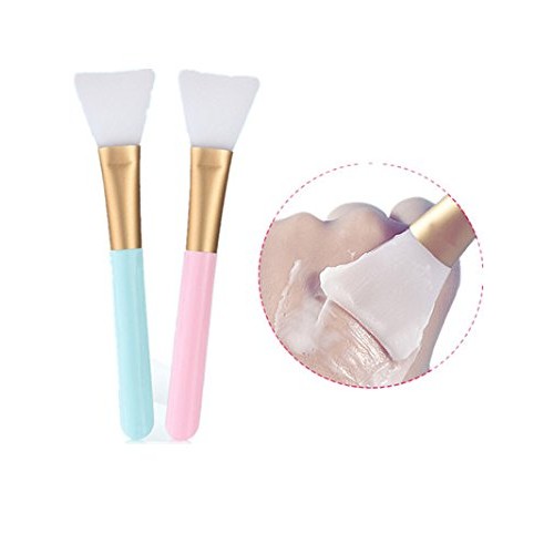 2 PCS Silicone Face Mask Brush,Mask Beauty Tool Soft Silicone Facial Mud Mask...