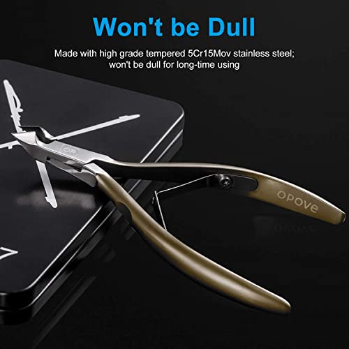 Cuticle Nippers 3/4 Cuticle Trimmer Clippers Stainless Steel Scissors Extreme...