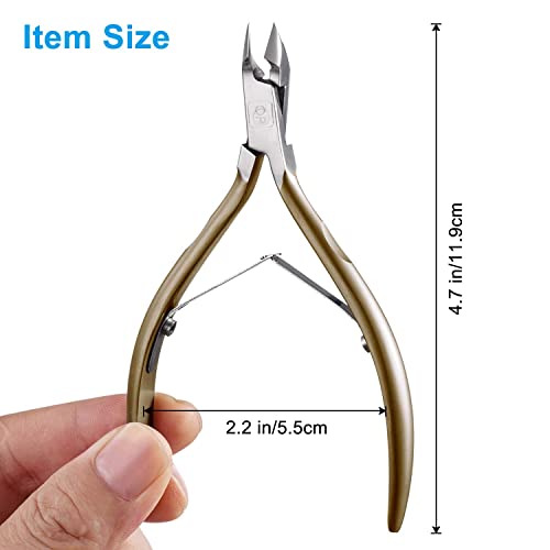 Cuticle Nippers 3/4 Cuticle Trimmer Clippers Stainless Steel Scissors Extreme...